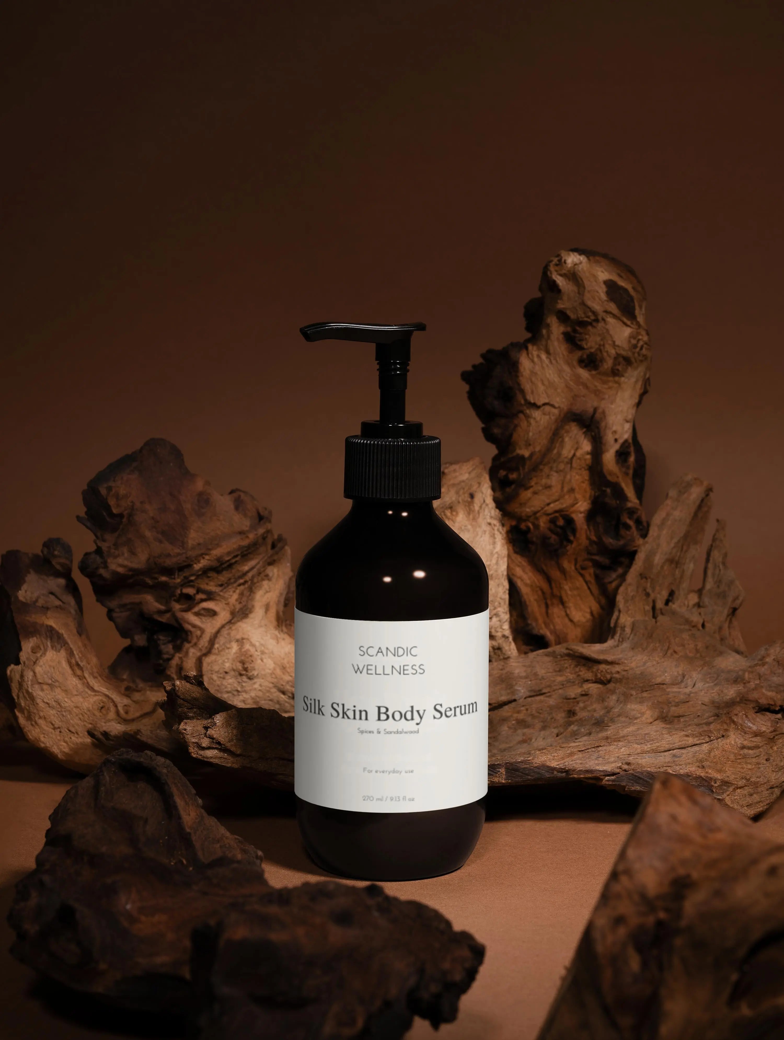 Silk Skin Body Serum, Spices & Sandalwood - Scandic wellness